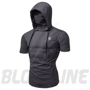 Sudadera con capucha y media cremallera unisex de corte regular con logo personalizado Bloodline, 100% algodón transpirable, estilo hip hop, informal, para invierno y viajes. - Product Image 4