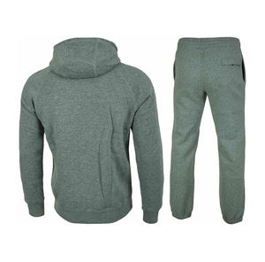 Ensemble de survêtement pour homme, très populaire, confortable, léger, couleur unie, 100% coton, avec sweat à capuche, idéal pour le jogging, OEM - Product Image 2