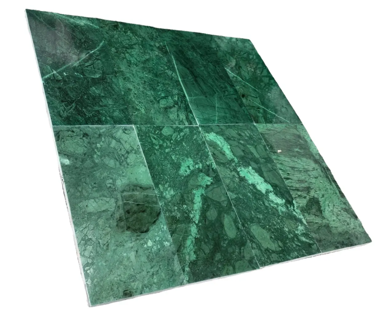 Melhor Qualidade Indian Green Marble Tiles para Decorative Interior Flooring Wall Cladding 30*60*2 CM Cozinha Tops