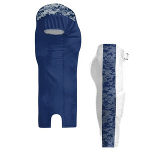 Conjunto de Uniforme de Fútbol Americano Personalizado, Blanco/Rojo, Sin Mangas, Cuello en V, Pantalones de Poliéster que Absorben la Humedad, Cintura Elástica, Personalizado - Product Image 3