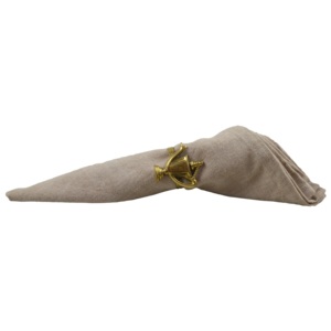 2024 Hot Sale Handmade Brass Vintage Design Eco-Friendly Napkin Rings for Home Restaurant Use Wholesale <b>Direct</b> Factory Price - Product Image 2