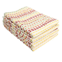 Serviette de cuisine de haute qualité, tissée, compressée, à séchage rapide, antimicrobienne, écologique, 100% coton, hypoallergénique, lavable en machine