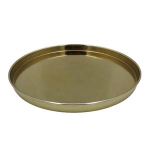 Wholesale Bulk Nickel Plated Iron Pleasing <b>Large</b> Size Round Shaped Serving <b>Plate</b> & Dish Handmade Customized - Product Image 6