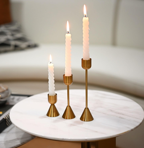 Candelabros de Latón, Portavelas Decorativos, Centros de Mesa para Velas, Soportes para Velas de Latón - Product Image 5