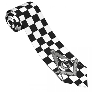 Corbata de Seda Personalizada al por Mayor para Hombre, Estilo Ejecutivo, Accesorio Masónico - Product Image 3