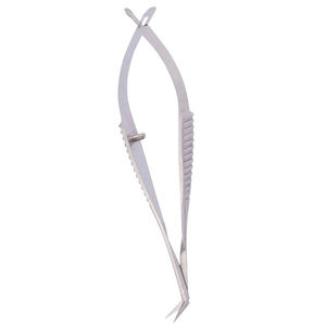 Ciseaux chirurgicaux microscopiques manuels personnalisés, à angle vers l'extérieur, forme baïonnette, longueur 215 mm, pour instruments neurochirurgicaux, CE par Grip Surgical - Product Image 5