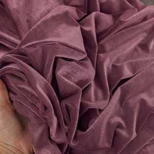 Proveedor Indio de Tela de Terciopelo de Poliéster y Cobre 9000, Material Tejido Liso Teñido Suave para Vestidos y Blazers, Disponible para la Venta - Product Image 3
