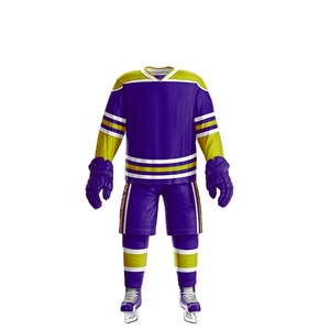 Dernier design, confort supérieur, texture douce, haute résistance, combinaison d'entraînement à manches longues, vêtements de sport, uniforme de hockey sur glace - Product Image 1