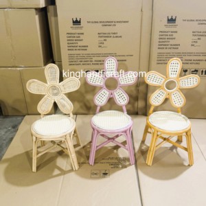 Sillas Infantiles de Ratán Natural Hechas a Mano para Eventos de Boda, Fiestas de Cumpleaños, Decoración Boho, Muebles Infantiles al por Mayor - Product Image 4