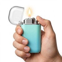 Briquet électronique rechargeable Type-C en métal, prix d'usine, avec design coupe-vent et sans flamme, pour cigarettes, fumeurs et barbecue en extérieur