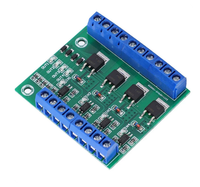 Module de circuit d'amplification/transistor à effet de champ MOSFET à 4 canaux / Module de commande avec isolation optocoupleur à 4 canaux DC