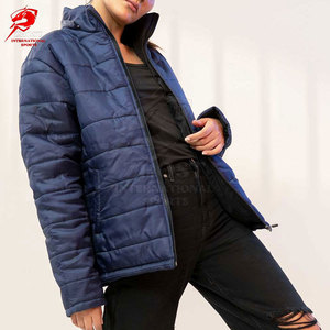 Moisture Wicking Athletic <b>Women</b> Puffer <b>Jackets</b> For Outdoor Training Quick Dry <b>Lightweight</b> Winter Sports Wear - Product Image 4