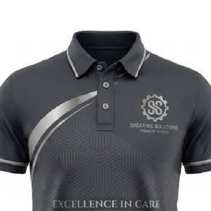 Chemise Polo à manches longues pour la tonte des moutons, impression par sublimation, design personnalisé, fabricant de vêtements de sport, service OEM - Product Image 4