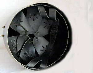 Casque Viking Médiéval Fait Main en Acier Doux, Équipement de Tête et de Visage, Cosplay, Réenactement, Armure Historique, Renaissance, Costume d'Halloween - Product Image 5