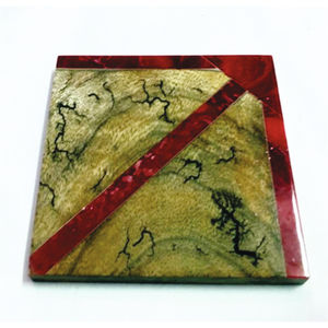 Handmade Fractal Wood <b>Coasters</b> Lichtenberg Burning Wood <b>Drink</b> <b>Coaster</b> Set Custom Logo Square Resin <b>Coaster</b> for Home & Table Mat - Product Image 5