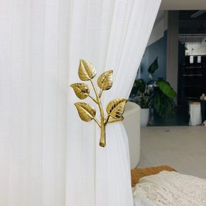 EXQUISITE HOME DECORATION HIGH-QUALITY MATERIAL <b>CURTAIN</b> <b>TIEBACKS</b> LEAF DESIGN HOME DECOR at COMPETITIVE PRICE - Product Image 1