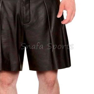 กางเกงขาสั้นหนังคุณภาพสูงสำหรับฤดูร้อน ระบายอากาศได้ดี น้ำหนักเบา ออกแบบได้ตามต้องการ เหมาะสำหรับออกกำลังกาย ผลิตจากหนังแท้ 100% มีจำหน่ายแล้ว - Product Image 5