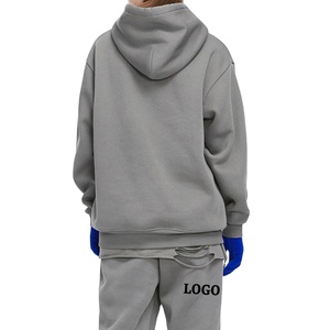 Ensemble de jogging 2 pièces automne-hiver pour femmes hauts longs décontractés et survêtement à col rond en polaire avec survêtement à motif uni et solide - Product Image 1