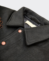 Veste de baseball Varsity personnalisée, nouvelle mode, pour homme, fermeture éclair, capuche, en cuir véritable enduit