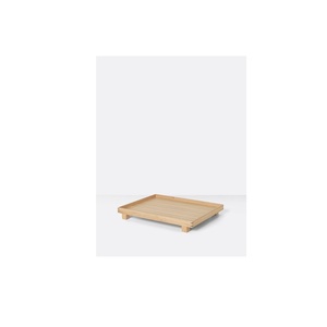 Bandeja de Servir de Madera Natural Rústica Hecha a Mano con Asas para Desayuno, Café, Té, Comida, Bocadillos, Hogar - Product Image 4