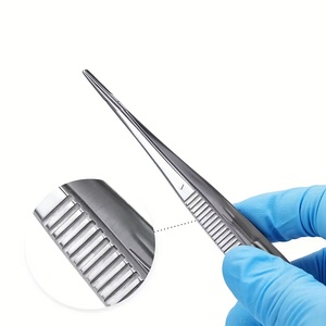 Castroviejo Micro Needle Suture Holders 16CM/6.3in Precision Castroviejo Micro Suture <b>Drivers</b> for Corneal Microsurgery Procedure - Product Image 2