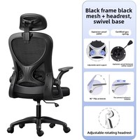 Luxus Modern Mesh Boss Computer Stuhl Ergonomischer Bürostuhl mit verstellbarer Kopfstütze Hot Sale für den Arbeitsplatz