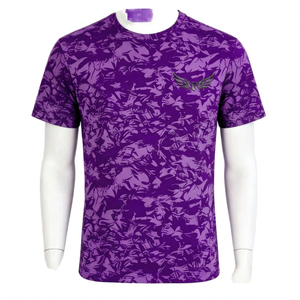 T-shirt Homme Vert Uni Formel Surdimensionné à Manches Courtes Impression Numérique Séchage Rapide Tricoté en Polyester Écologique Respirant - Product Image 6