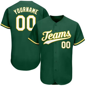 Camiseta Deportiva de Béisbol Unisex de Alta Calidad al por Mayor, Bordada, 100% Poliéster, de Secado Rápido, Camisetas de Béisbol de Todos los Equipos de América - Product Image 4