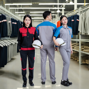 PRIX D'USINE Ensembles de Vêtements de Travail pour Travailleur d'Usine Uniformes Combinaisons de Travail Construction de Champ Pétrolier Manches Longues FMF Usine BASSE quantité minimale de commande - Product Image 1