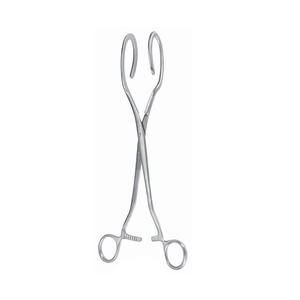 Uterine Dressing Forceps (20cm) Size Stainless Steel Reusable Gynecology Surgical Tools Manufacturer Supply By <b>Blush</b> Surgical - Product Image 3