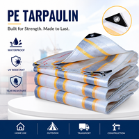 Bâche en PE imperméable, bâche de protection robuste pour la construction, matériau de construction pour toiture, protection contre la pluie en extérieur