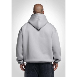 Women's Gray Full Sleeve Hooded <b>Zip</b>-<b>Up</b> Sweatshirt 100% Cotton Fleece Solid Color Autumn Wear - Product Image 5