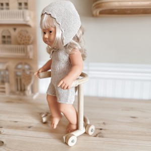 Baby <b>doll</b> walker rattan toy posterior & anterior walkers for <b>dolls</b> children role <b>play</b> toys - Product Image 6