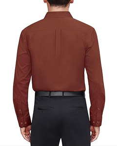 Camisas de vestir de algodón 100% para hombre, recién llegadas al por mayor, ecológicas, de secado rápido, manga larga, para oficina, informales. - Product Image 2