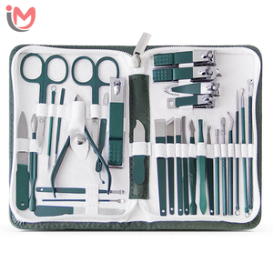 Kits de manucure et pédicure professionnels de luxe en acier inoxydable 7 en 1, instruments de beauté de salon, boîte OEM, vente en gros - Product Image 1
