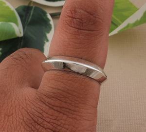 925 Sterling <b>Silver</b> Band <b>Ring</b> Dainty Minimalist Stacking <b>Ring</b> <b>Silver</b> Plain Skinny Comfort Fit Band <b>for</b> <b>Women</b> Wholesale - Product Image 2