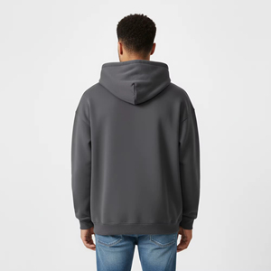 Sweat-shirts à capuche surdimensionnés pour hommes en molleton 100% coton, personnalisés OEM, avec poche à impression numérique - Marque privée, vêtements décontractés d'hiver - Product Image 2