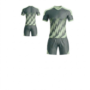Vêtements de sport confortables pour hommes et femmes, ensembles d'uniformes de football respirants et à séchage rapide, service OEM, nouveau design, maillot de football confortable - Product Image 6