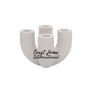 Portavelas de Estilo Nórdico, Decoración de Mesa Moderna y Minimalista Escandinava, Centro de Mesa para Hogares Inspirados - Product Image 6