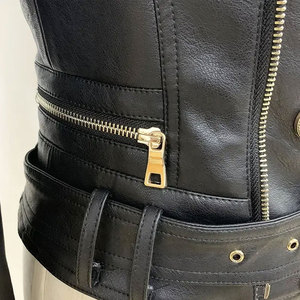 Veste de sport unisexe en cuir véritable tricoté et toile respirante avec logo personnalisé Econex Sports, de haute qualité, ornée de perles - Product Image 4