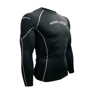 Vente en gros de chemises de compression pour hommes de haute qualité, imprimées et entièrement personnalisées, à séchage rapide et respirantes - Product Image 5