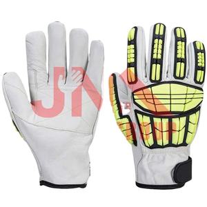 Gants de travail de mécanicien anti-vibration avec rembourrage SBR et protecteur TPR Produit de sécurité et de protection - Product Image 1