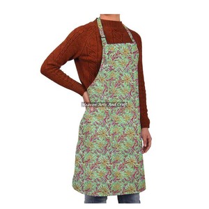 Delantales de algodón impresos personalizados para regalos promocionales y delantales de algodón orgánico de marca para chefs y cocina casera - Product Image 2