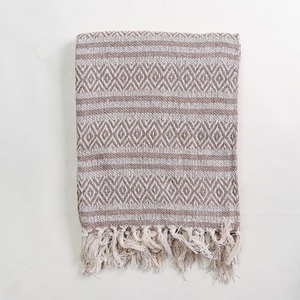 Mantas de Lujo Tejidas para el Hogar, Sofá, Decorativas, Hechas a Mano, Estilo Rústico con Flecos - Product Image 6