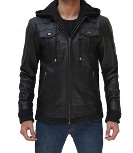 Chaqueta de Cuero para Hombre, Diseño Único, Última Moda, Servicio OEM, Alta Calidad, Resistente al Viento e Impermeable, Color Personalizado - Product Image 1