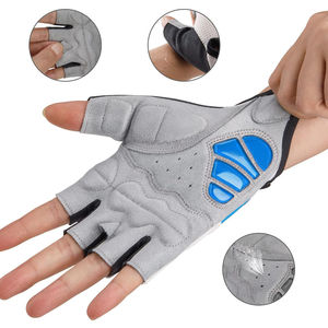 Gants d'entraînement personnalisés avec logo, gants de musculation sans doigts à dos ouvert incurvé pour la force athlétique et la gym - Product Image 6
