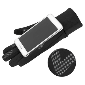 Gants de course confortables, doublure polaire isolante, intérieur doux et chaud pour hommes et femmes, athlètes de course en plein air - Product Image 4
