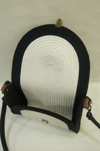 Sac fourre-tout en paille tressée motif fraise avec fermeture magnétique, sac à bandoulière portable pour la plage et les voyages pour femmes - Product Image 5