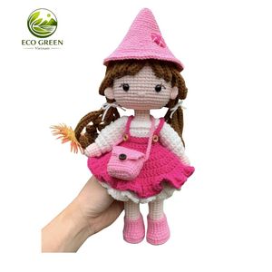 Muñeco de Ganchillo Personalizado, Muñeco de Peluche Amigurumi Hecho a Mano, Juguete de Peluche de Anime, Muñeco de Hilo Suave, Regalo para Bebés, Decoración de Habitación Infantil - Product Image 4