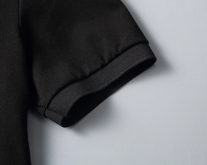 Camiseta de Manga Corta para Hombre, Sin Plancha, Informal, Verano, 100% Algodón, Antiarrugas, Tejido de Punto, Alta Calidad - Product Image 5